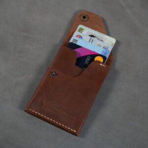 No. 121 Bifold Money Clip Leather Wallet Olive Green (Copy)